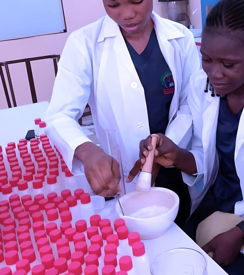 Image of Student's in School Laboratory at Heritage Institution